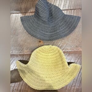 Stylish Women's black and Tan Sun Hats